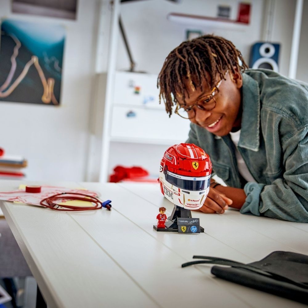 [ 必買站 ] LEGO 43014 查爾斯·勒克萊爾 頭盔 Ferrari Charles Leclerc Helm-細節圖7