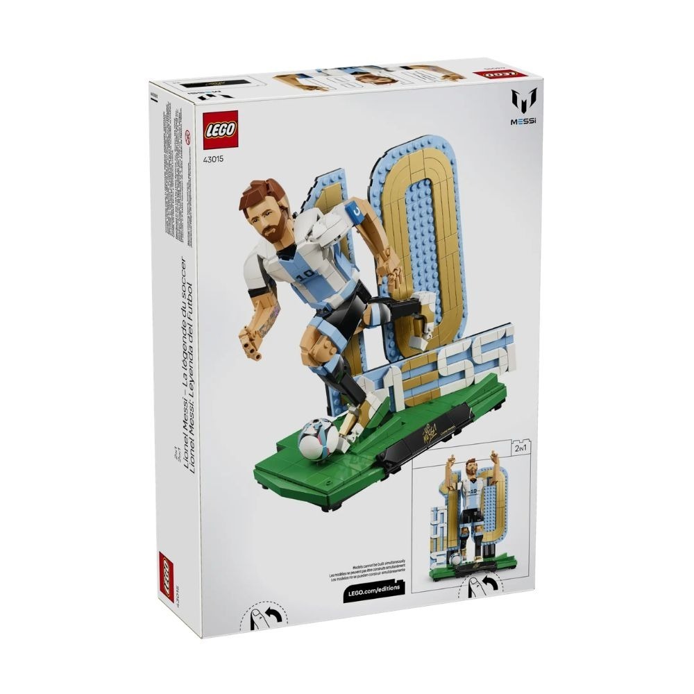 [ 必買站 ] LEGO 43015 足壇傳奇組合 梅西 Lionel Messi – Soccer Legend-細節圖6