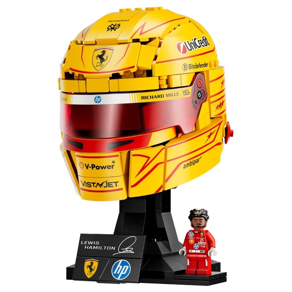 [ 必買站 ] LEGO 43022 法拉利車隊 路易斯·漢米爾頓 頭盔  Lewis Hamilton Helme-細節圖2