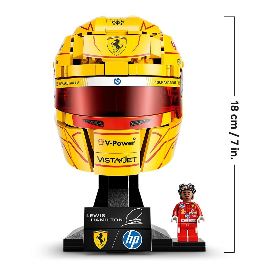 [ 必買站 ] LEGO 43022 法拉利車隊 路易斯·漢米爾頓 頭盔  Lewis Hamilton Helme-細節圖3