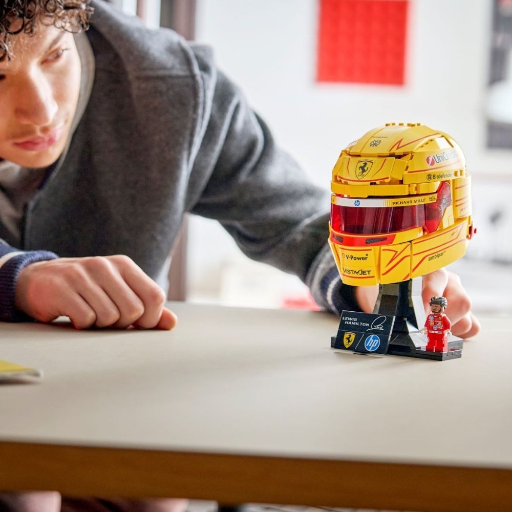 [ 必買站 ] LEGO 43022 法拉利車隊 路易斯·漢米爾頓 頭盔  Lewis Hamilton Helme-細節圖8