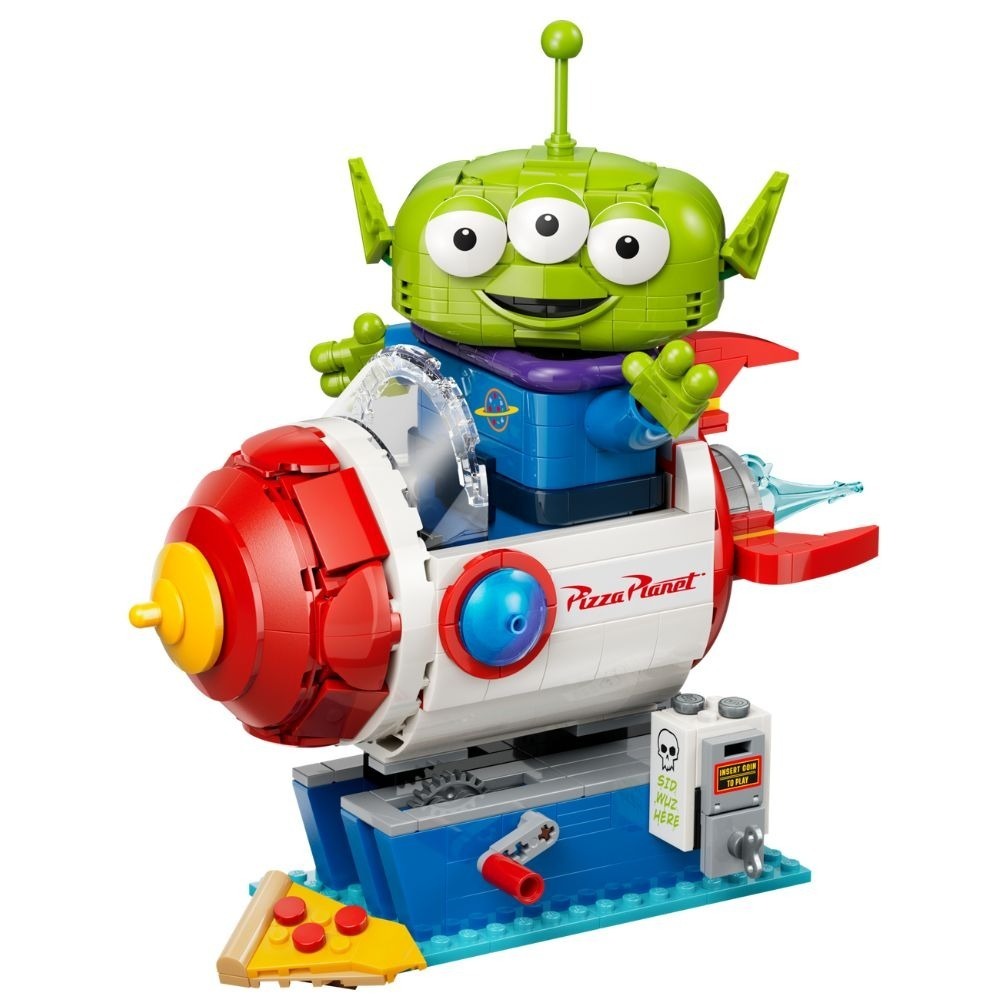 [ 必買站 ] LEGO 43307 三眼怪和披薩星球火箭-細節圖6