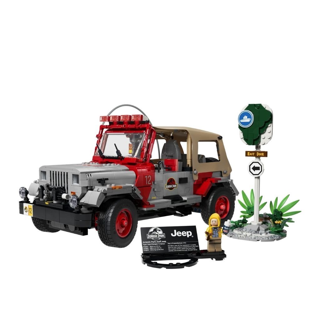 [ 必買站 ] LEGO 77984 Jurassic Park Jeep® Wrangler-細節圖2