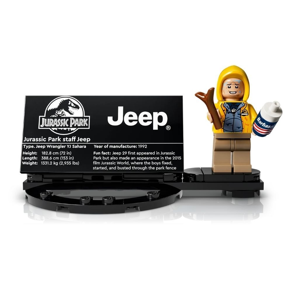 [ 必買站 ] LEGO 77984 Jurassic Park Jeep® Wrangler-細節圖6
