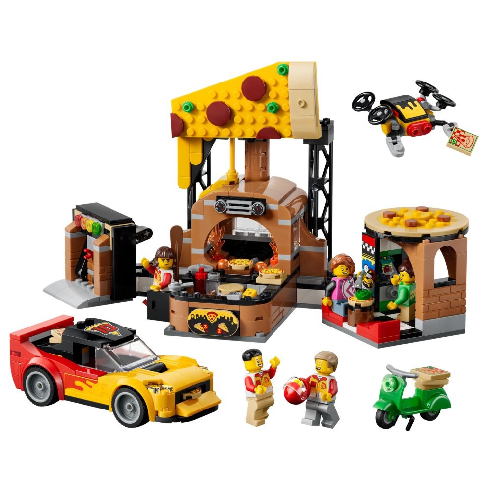 [ 必買站 ] LEGO 60496 披薩外送體驗載具組-細節圖2