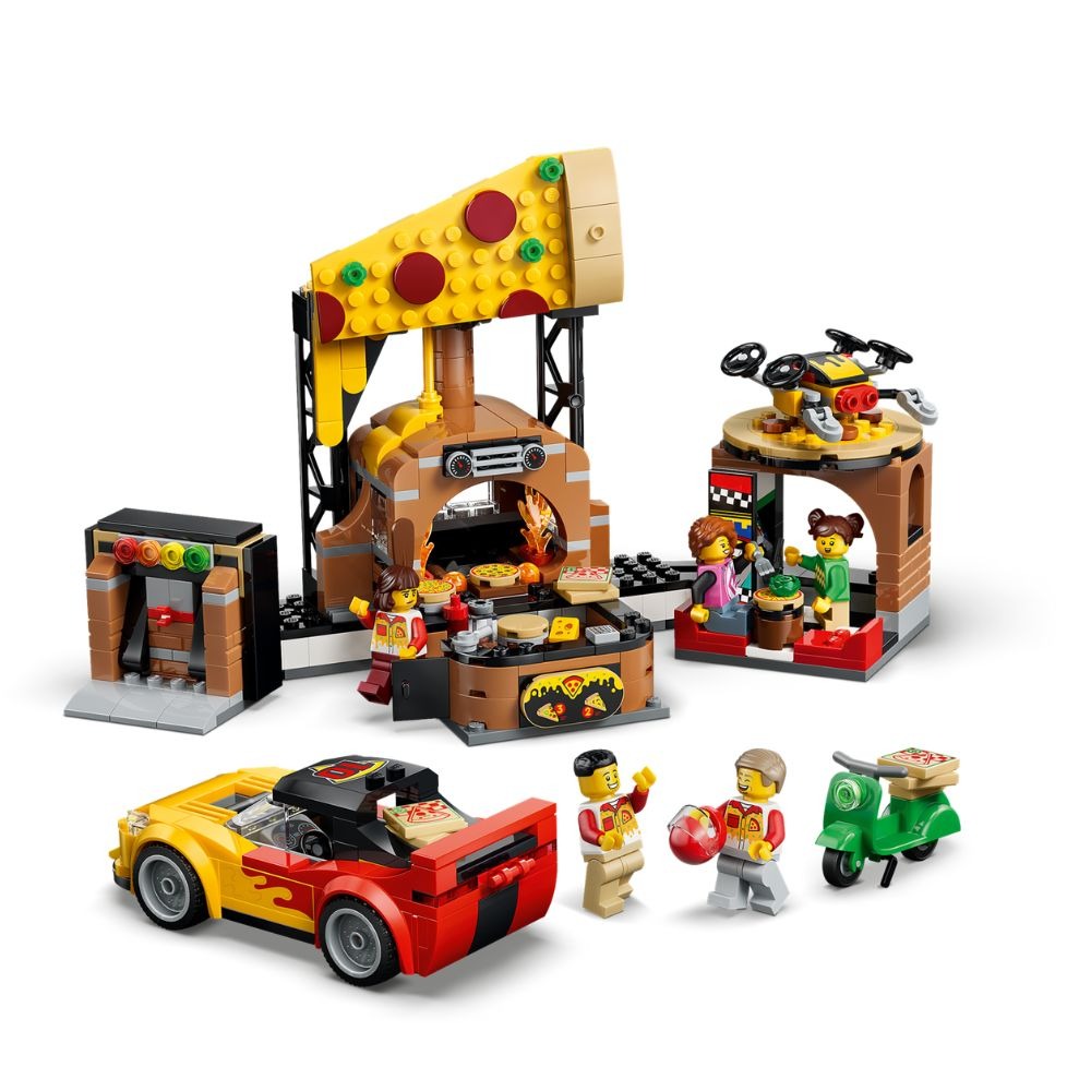 [ 必買站 ] LEGO 60496 披薩外送體驗載具組-細節圖3