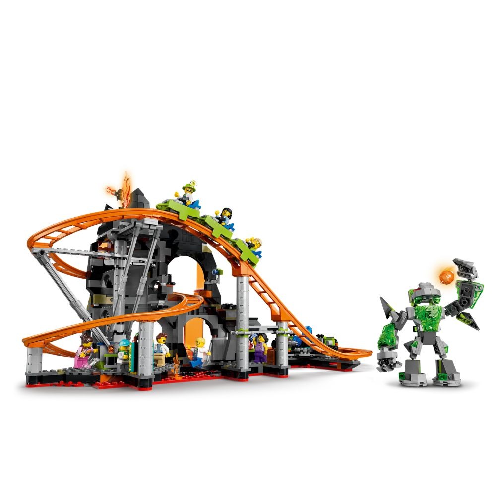 [ 必買站 ] LEGO 60501 熔岩國度雲霄飛車樂園-細節圖3