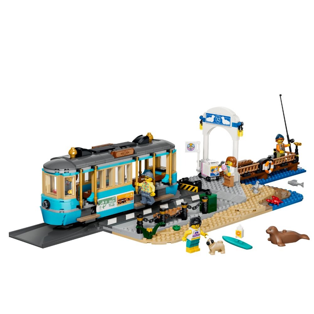 [ 必買站 ] LEGO 60506 經典海灘路面電車-細節圖2