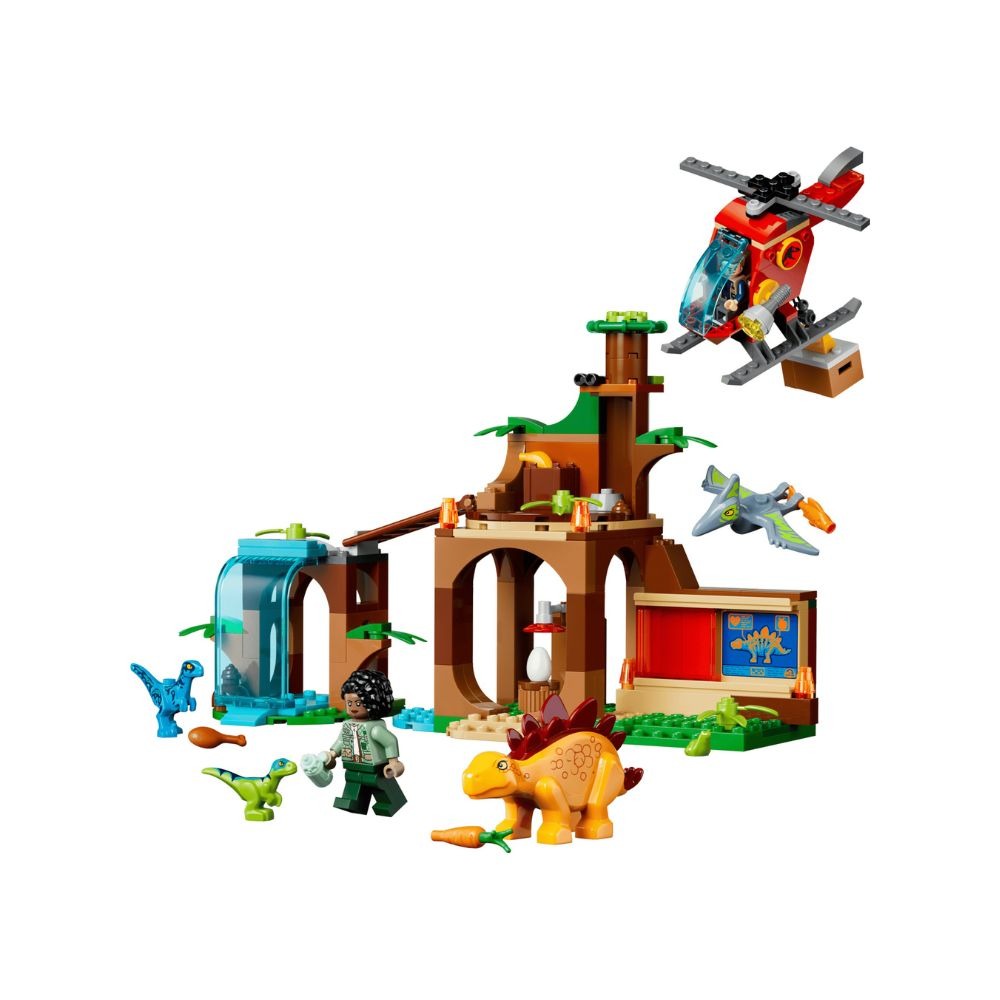 [ 必買站 ] LEGO 77981 迅猛龍、劍龍和無齒翼龍救援-細節圖2