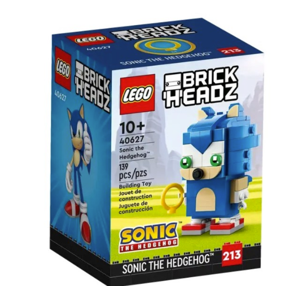 LEGO 樂高 40627 大頭系列 音速小子 索尼克 Sonic the Hedgehog 40628 Tails-規格圖3