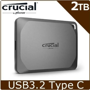 美光 Micron Crucial X9 Pro 2TB 外接式 SSD-下單請訊息告知