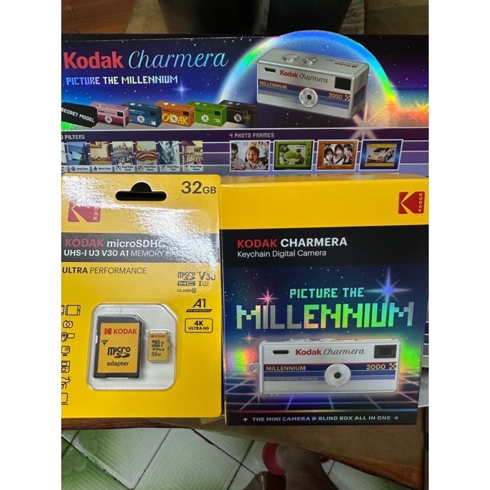 現貨馬上寄小七兩天到（柯達千禧版迷你數位相機  Kodak CHARMERA  現貨高雄 交換禮物-細節圖2