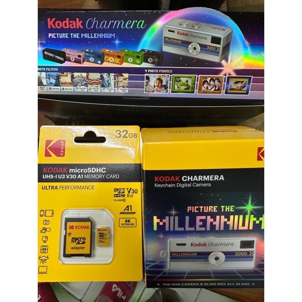 現貨馬上寄小七兩天到（柯達千禧版迷你數位相機  Kodak CHARMERA  現貨高雄 交換禮物-細節圖3