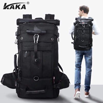 《LEO包舖》KAKA 大容量 50L多用途後背包（登山包、露營包、旅行包）