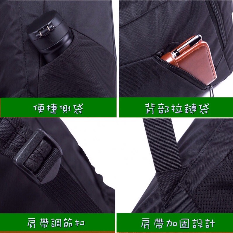 《LEO包舖》BANGE 運動旅行三用背包（後背包、側背包、手提包）-細節圖4