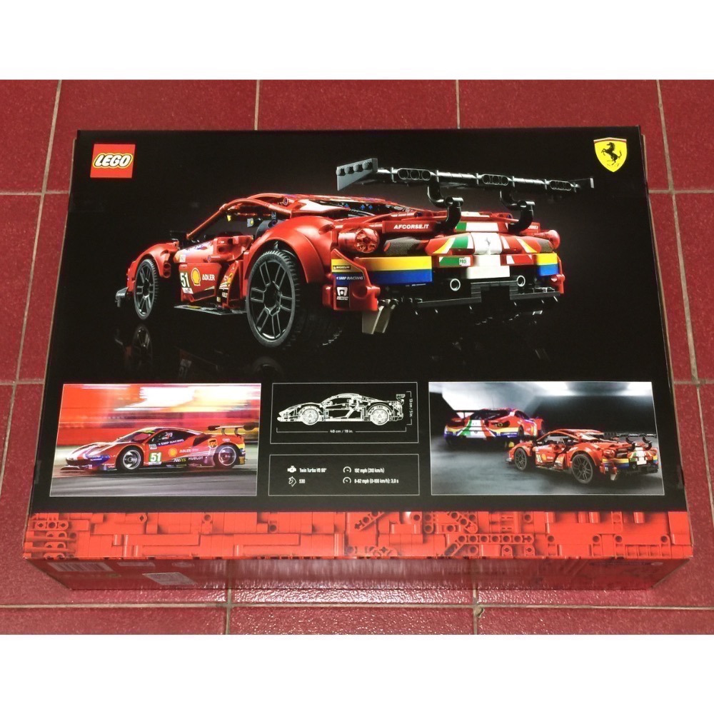 樂高 LEGO 42125 Technic系列 Ferrari 488 GTE-細節圖2