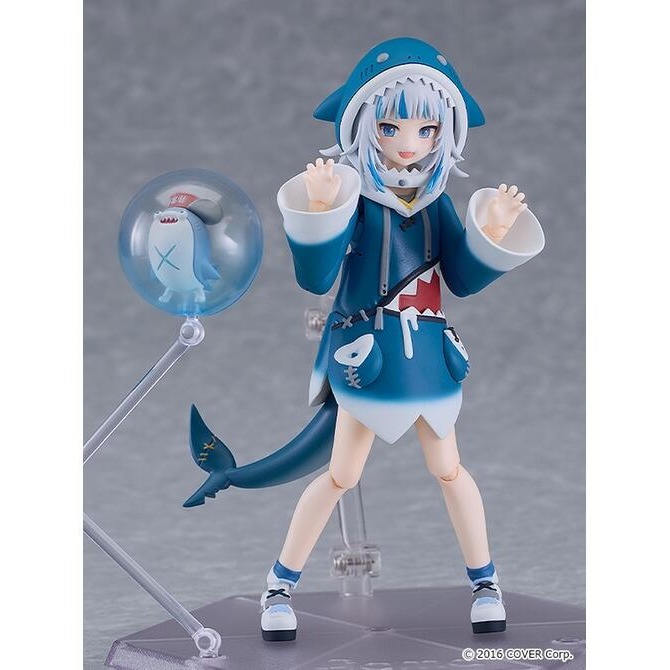 [角落模型] 全新未拆現貨 MF figma HololiveEN 噶嗚‧古拉 Gawr Gura 鯊魚 鯊鯊 可動-細節圖3