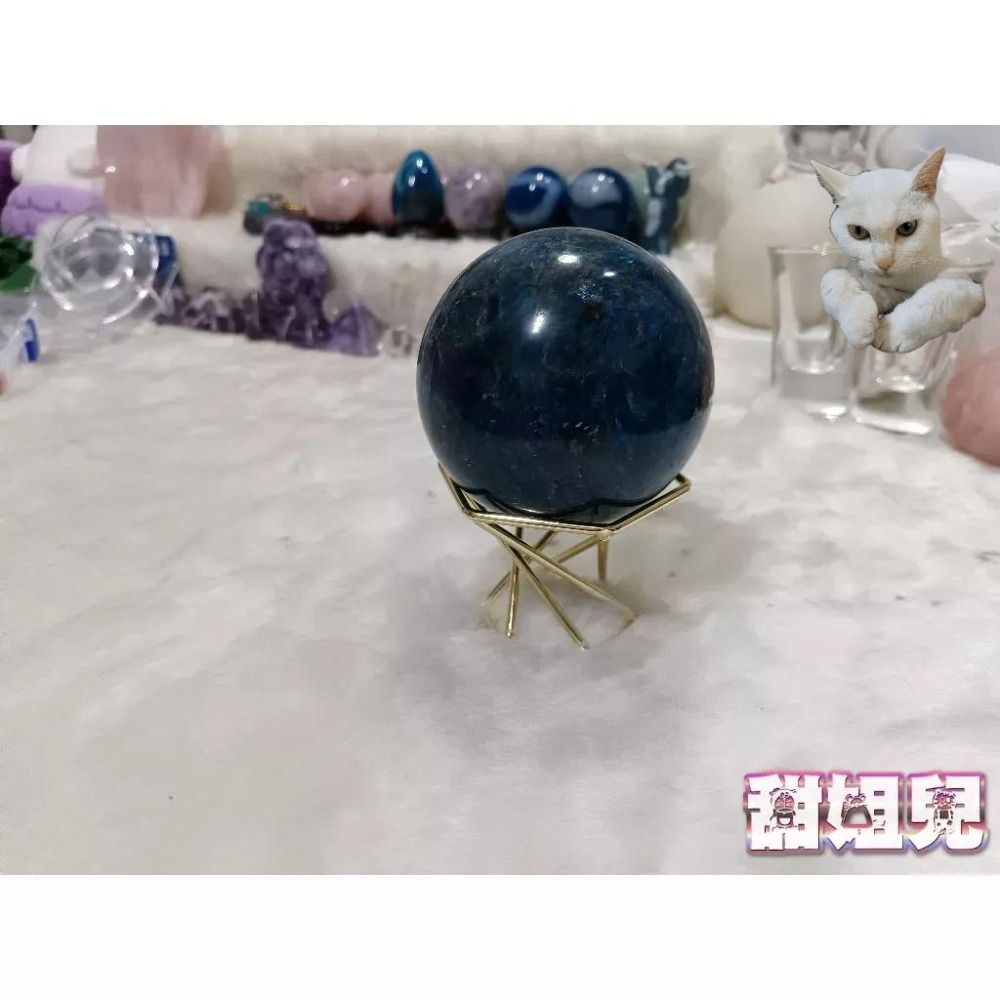 【甜姐兒】六星水晶球座 台灣現貨 展示架 球架 底座 球座 金屬球座 水晶球 展示 水晶 收納 收納架 擺件 擺飾-細節圖4