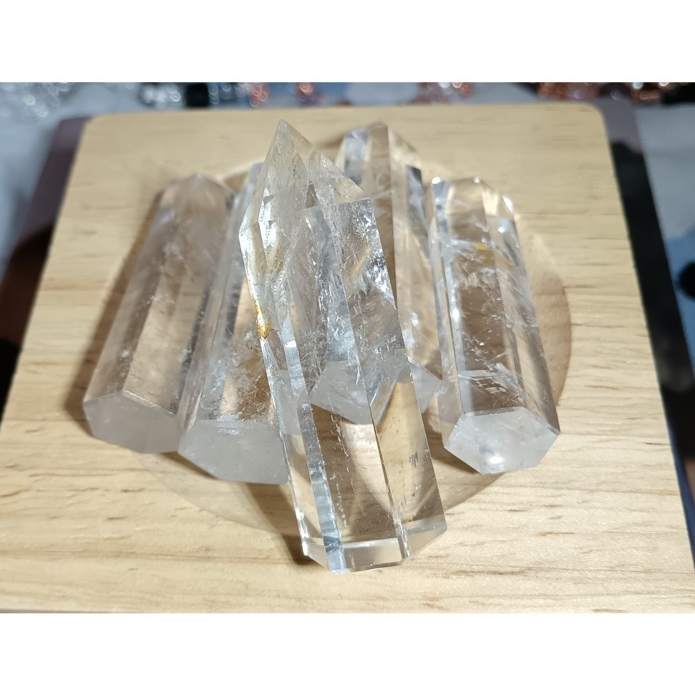 【甜姐兒】  水晶柱 台灣現貨 水晶 天然水晶 飾品 裝飾品 粉晶 紫水晶 瑪瑙 藍紋瑪瑙 日月同輝 收藏 擺飾 風水-細節圖5