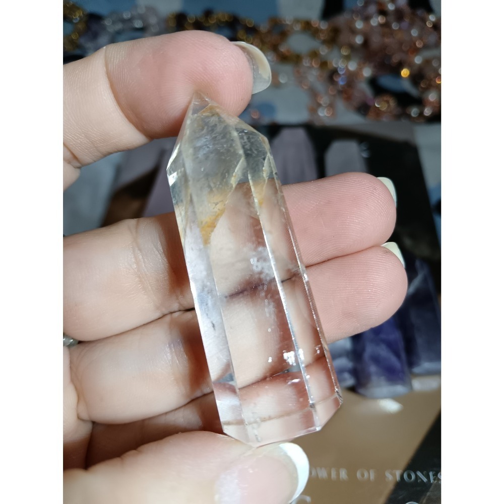 【甜姐兒】  水晶柱 台灣現貨 水晶 天然水晶 飾品 裝飾品 粉晶 紫水晶 瑪瑙 藍紋瑪瑙 日月同輝 收藏 擺飾 風水-細節圖6