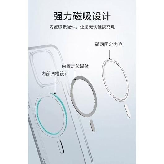 【台灣現貨】Spigen iPhone 14 Pro Max Magsafe 軍規防摔殼 雙料透明殼 保護套 手機殼-細節圖7