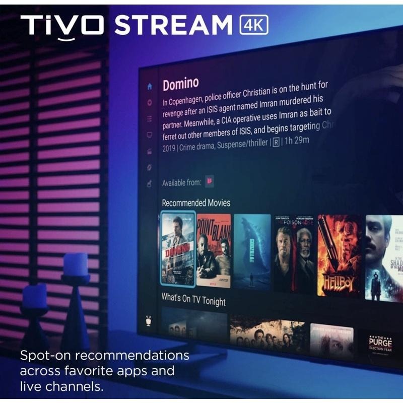 【台灣現貨】TiVo Stream 4k Android 電視盒 杜比視界全景聲 4k Goolge語音助理-細節圖2
