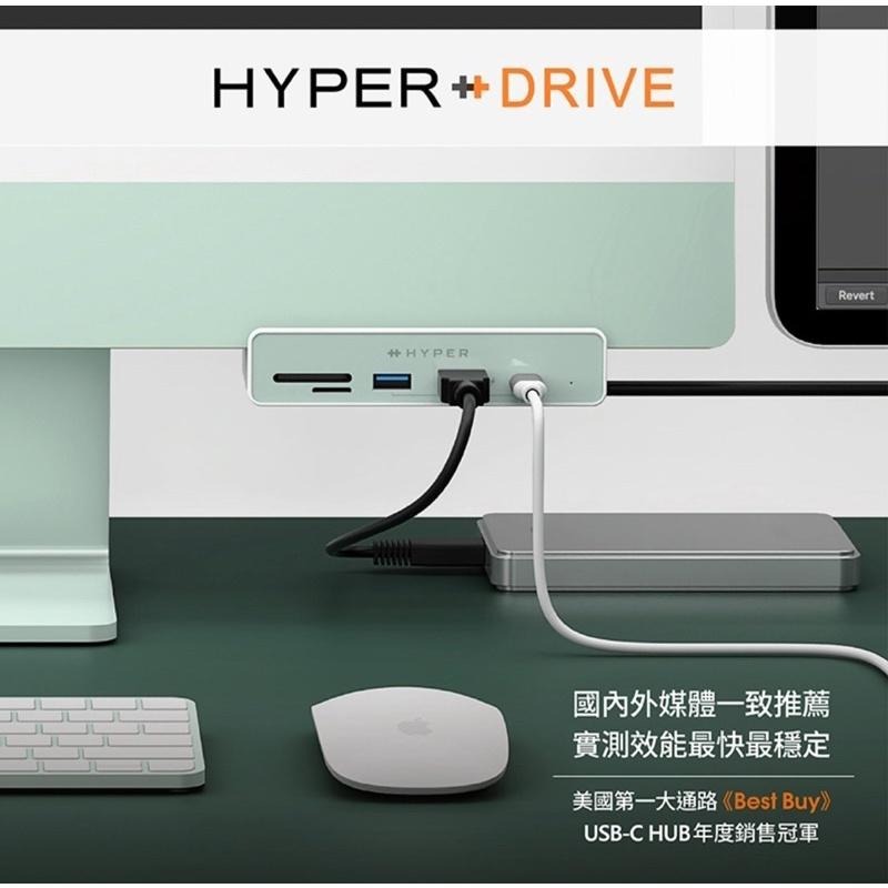 【公司現貨】HyperDrive 6-in-1 USB-C Hub 多功能集線器 適用於 iMac M1 24＂-細節圖2