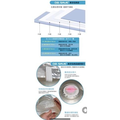 【公司現貨】摩肯 DR SAVE 充氣 抽氣 兩用(插電款) 真空機組 - 白(含食品袋大*2/壓縮袋小*1)-細節圖9