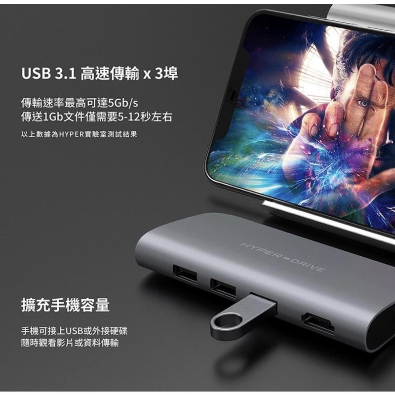 【現貨！公司貨！附發票】HyperDrive 9-in-1 USB-C Hub MacBook Pro/Air 集線器-細節圖6