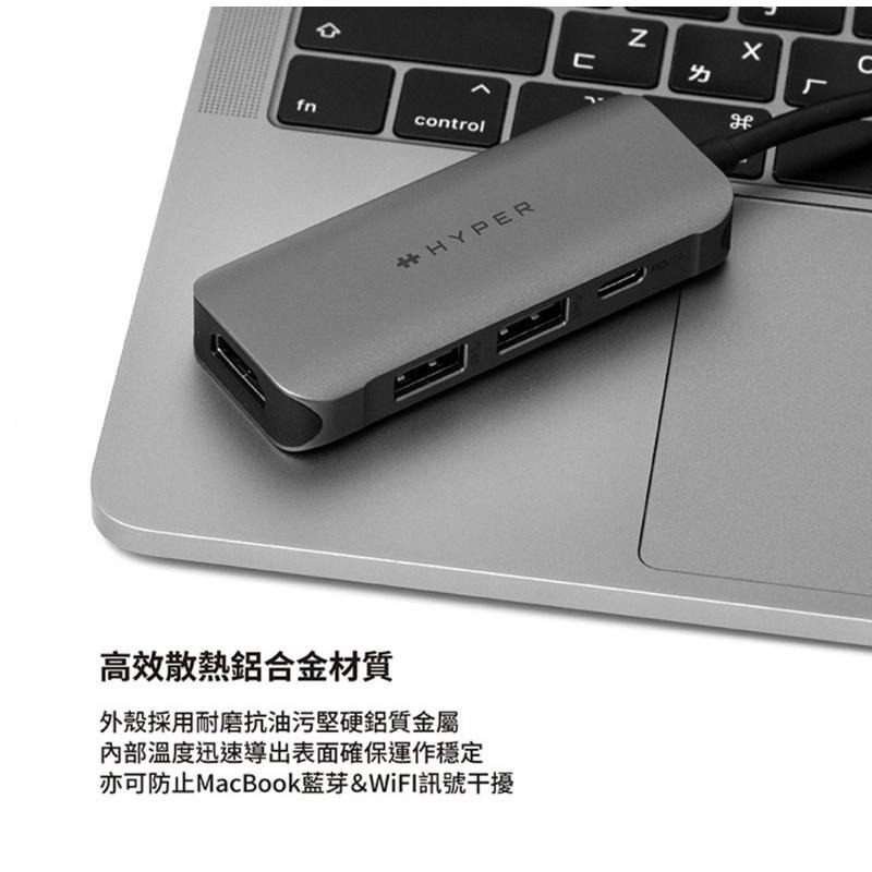 【公司貨！附發票】HyperDrive 4-in-1 USB-C Hub 多功能集線器 適用MacBook 高速傳輸-細節圖7