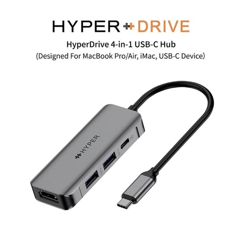 【公司貨！附發票】HyperDrive 4-in-1 USB-C Hub 多功能集線器 適用MacBook 高速傳輸-細節圖9