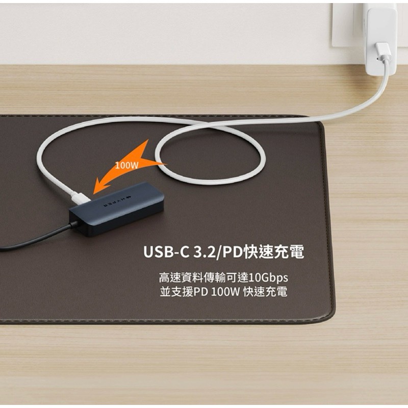 【公司現貨】HyperDrive 最新改版 Gen2 4-in-1 USB-C Hub 多功能集線器 新版4合1-細節圖7