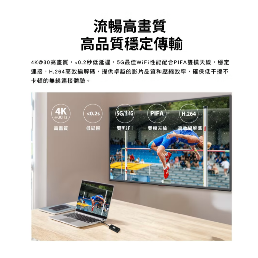 【3C博士】PX大通 WTR-1500C 無線投影器 手機投影 Netflix Disney 無線投屏器 無線投影-細節圖5