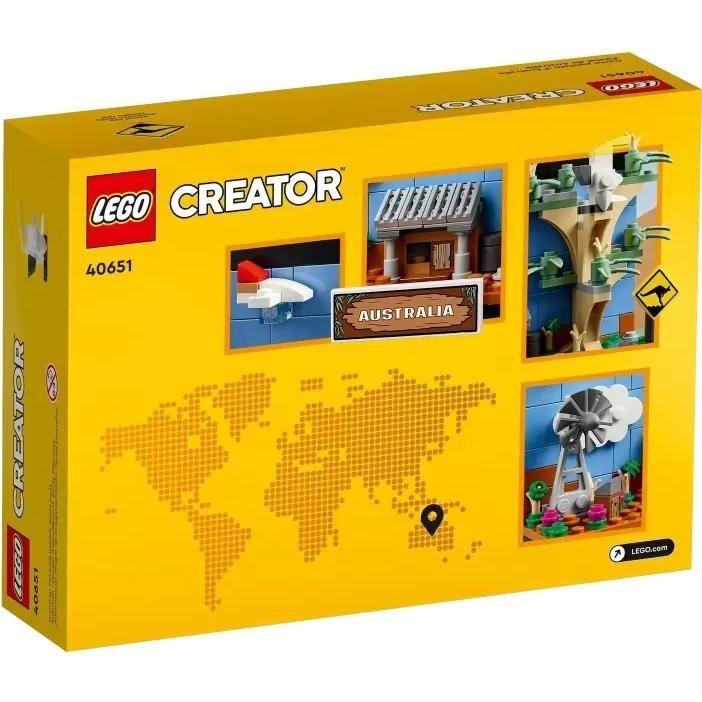 【心晴】樂高 LEGO 40651 盒況隨機 全新未拆 澳洲 明信片 Australia Postcard 盒組-細節圖2