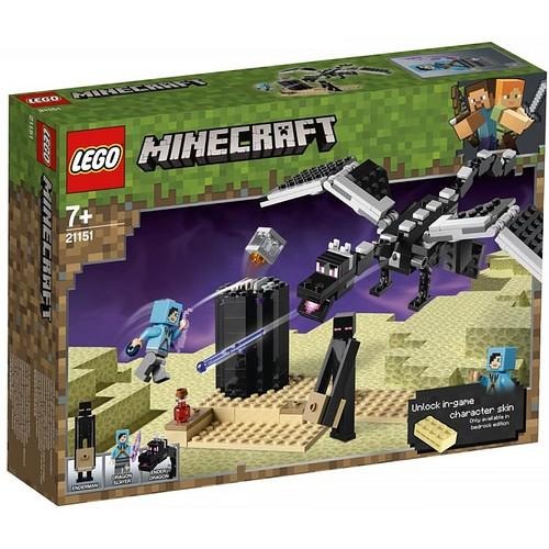 【心晴】樂高 LEGO 21151 Minecraft 創世神 The End Battle 盒組