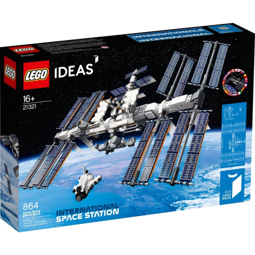 【心晴】樂高 LEGO 21321 盒況隨機 全新未拆 IDEAS 國際太空站 盒組