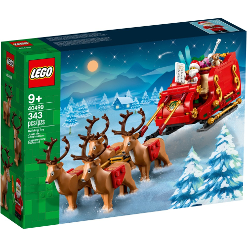 【心晴】樂高 LEGO 40499 聖誕老人與雪橇 冬季 聖誕節 盒況隨機 全新未拆 盒組