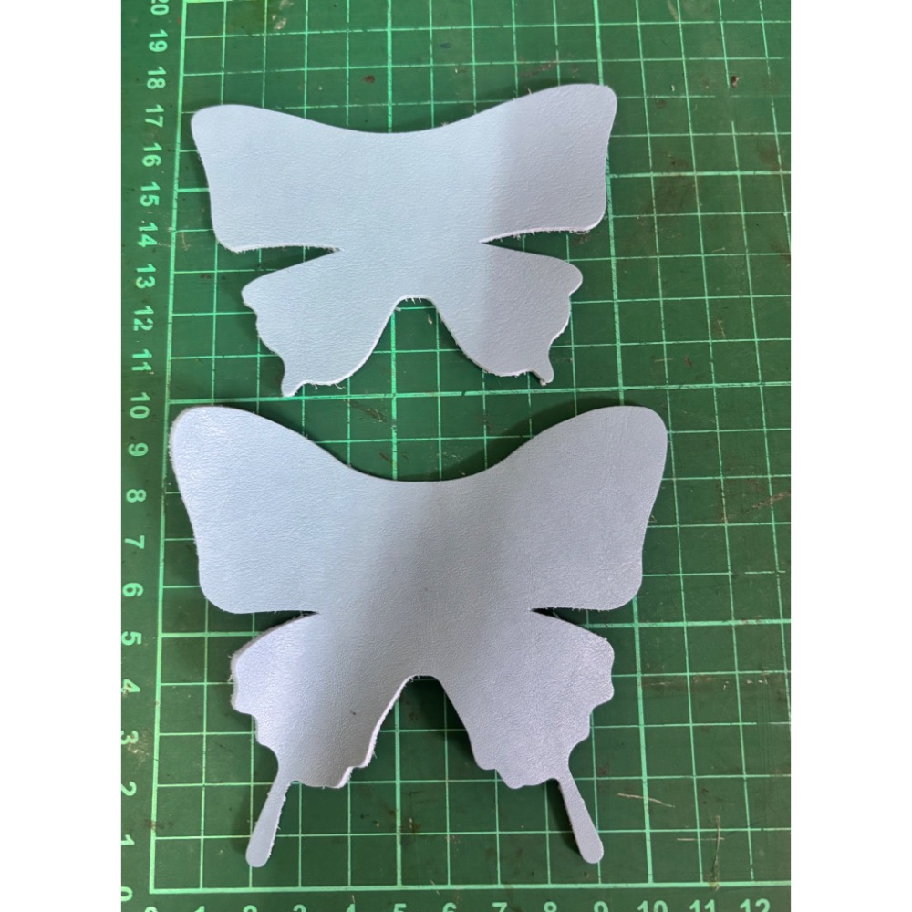 藍色皮革蝴蝶材料包-細節圖3