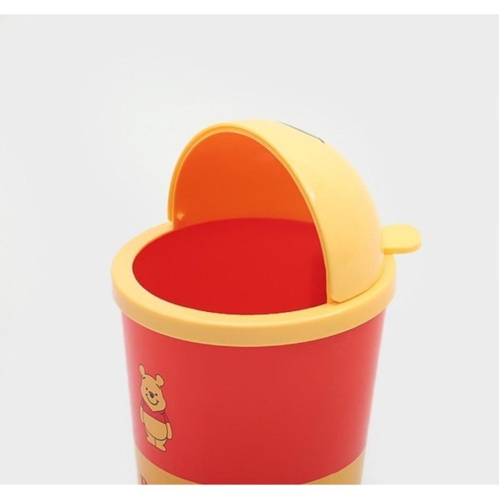 【現貨】韓國正版 迪士尼 小熊維尼 置物桶 垃圾桶 桌上型垃圾桶 車用收納桶 維尼垃圾桶 迪士尼垃圾桶 兒童節禮物-細節圖5