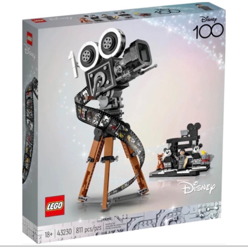 ￼［小一］LEGO 樂高 43230 Disney 迪士尼 向華特.迪士尼致敬 復古式膠卷攝影機 照相機 現貨