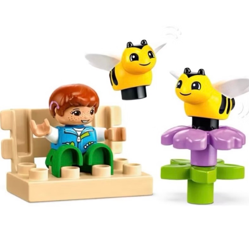 ￼［小一］樂高LEGO DUPLO 10419農莊採蜜體驗 蜜蜂 得寶系列-細節圖3