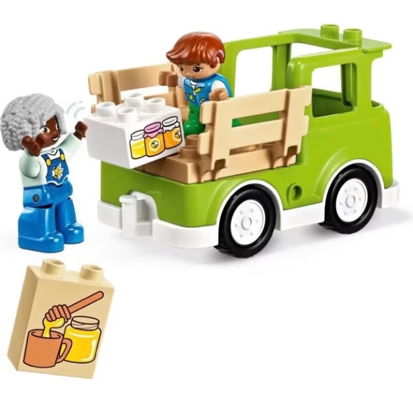 ￼［小一］樂高LEGO DUPLO 10419農莊採蜜體驗 蜜蜂 得寶系列-細節圖4