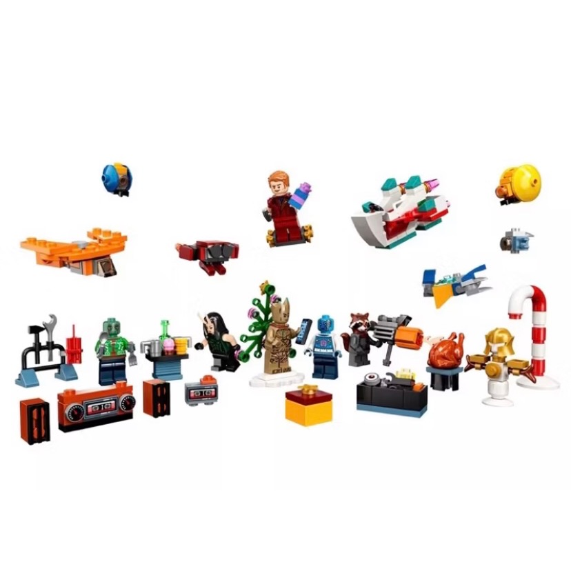 ￼［小一］LEGO 樂高 76231 超級英雄 漫威 2022 星際特攻隊 聖誕驚喜月曆 MARVEL 系列 全新 現貨-細節圖3