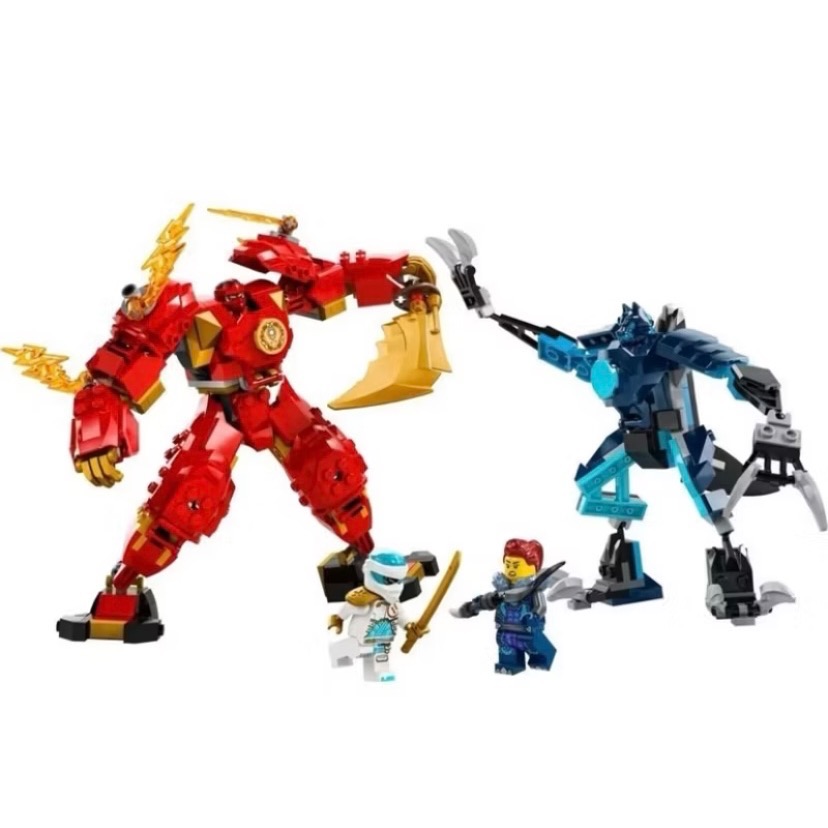 ￼［小一］LEGO 71808 赤地的火元素機械人 樂高® Ninjago系列-細節圖4