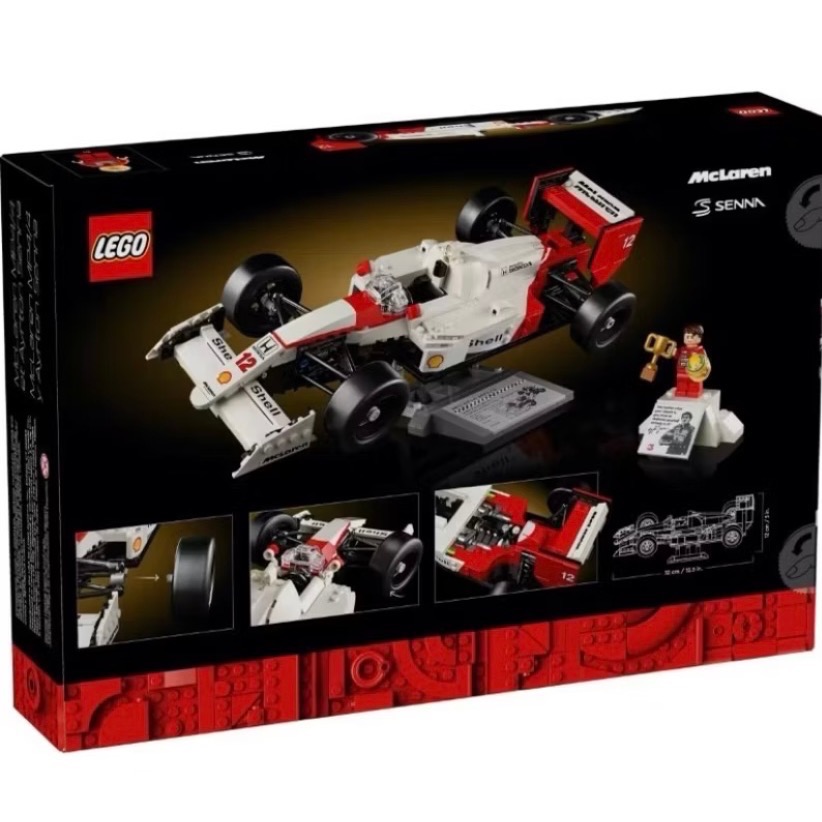 ￼［小一］樂高LEGO ICONS 10330麥拉倫 MP4/4＆艾爾頓·冼拿-細節圖2