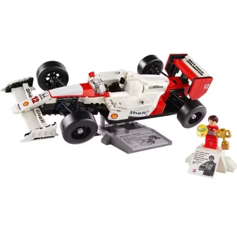 ￼［小一］樂高LEGO ICONS 10330麥拉倫 MP4/4＆艾爾頓·冼拿-細節圖4