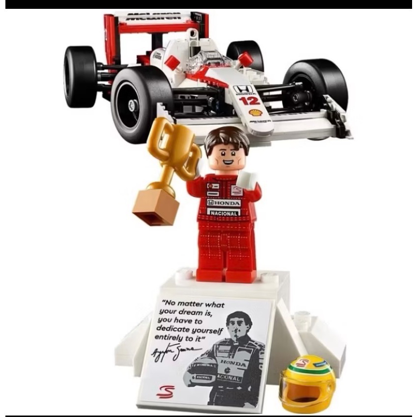 ￼［小一］樂高LEGO ICONS 10330麥拉倫 MP4/4＆艾爾頓·冼拿-細節圖7