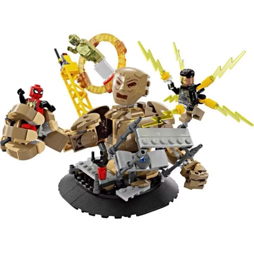 ￼［小一］現貨 LEGO 76280 蜘蛛人 vs 沙人：最終之戰Spider Man 蜘蛛人系列 Marvel 盒組-細節圖6