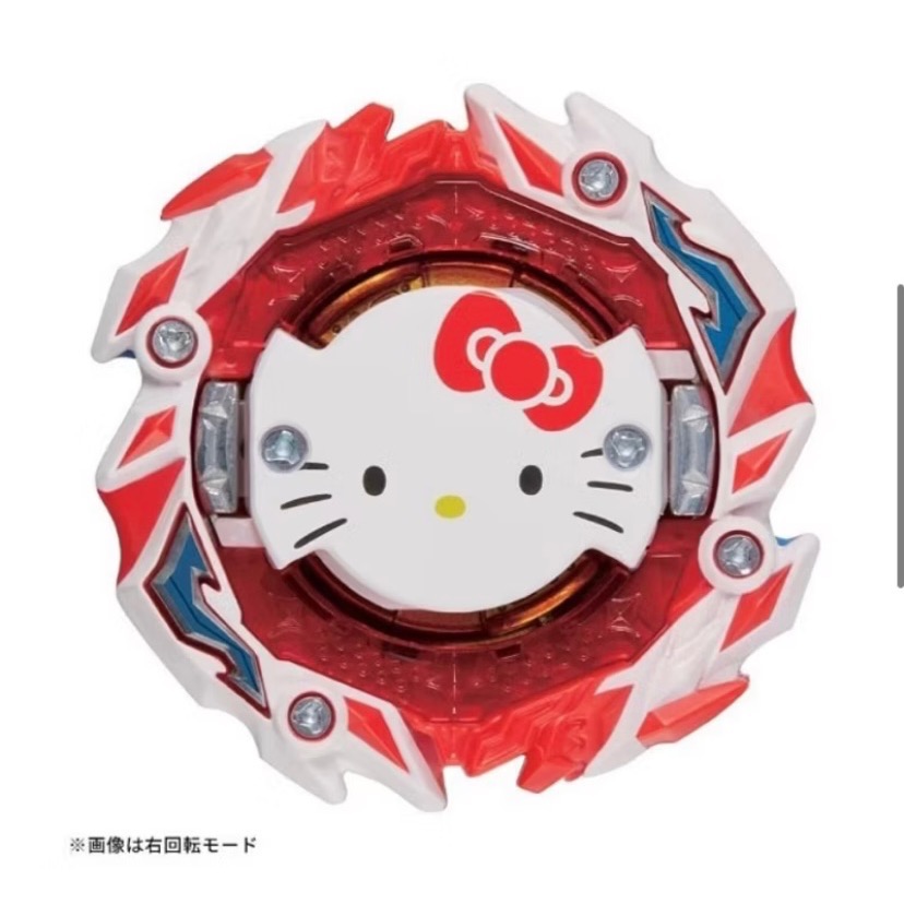 ￼［小一］戰鬥陀螺 BEYBLADE BBG-40 Hello Kitty 聯名限定陀螺 正版 現貨-細節圖3