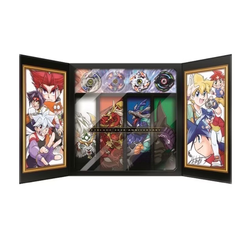 ［小一］TAKARA TOMY 戰鬥陀螺 BBG-42 wbba.豪華記念套組 初代V2 全新現貨 25週年紀念套組-細節圖2